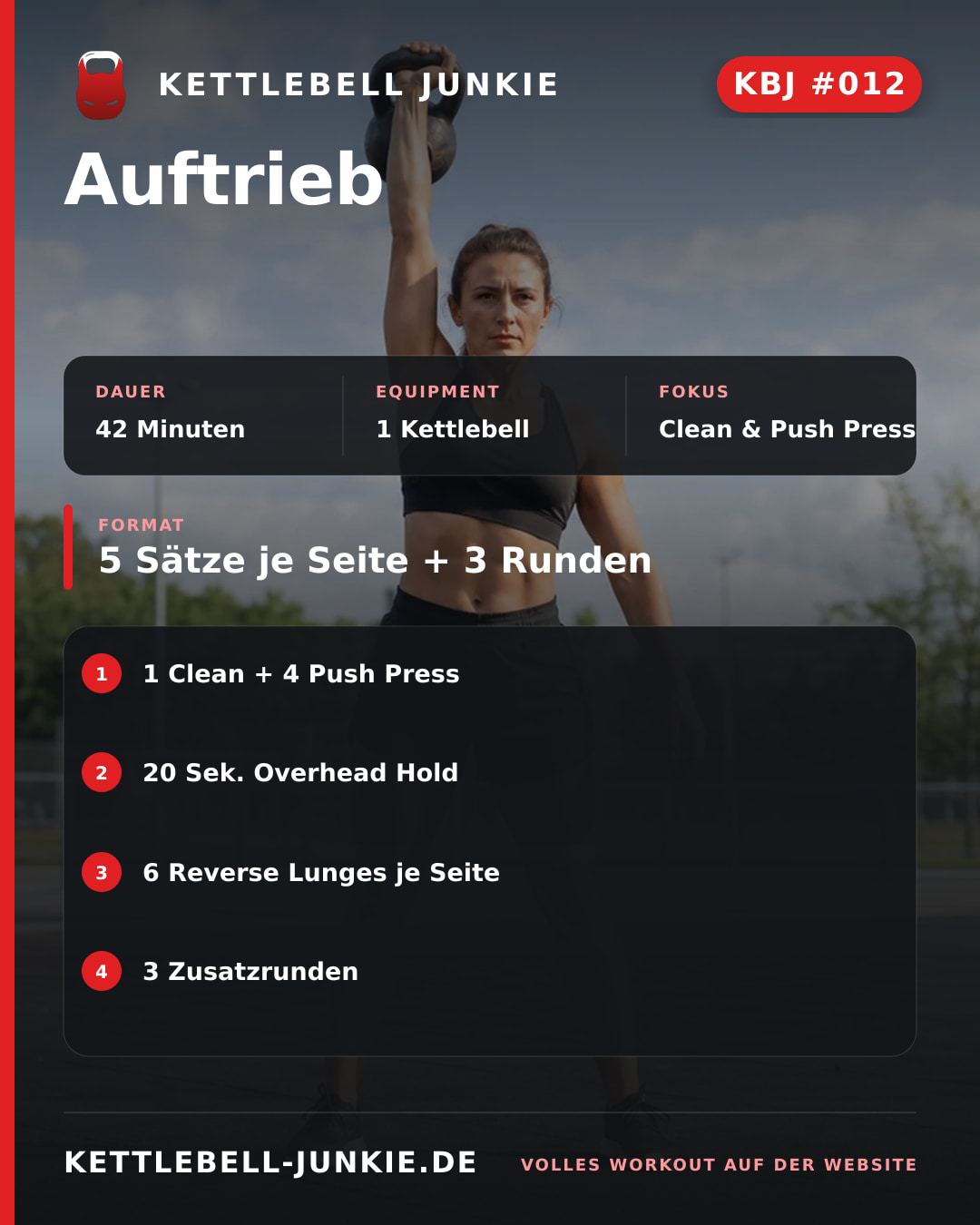 Instagram-Beitragskarte für KBJ Workout #012: Auftrieb