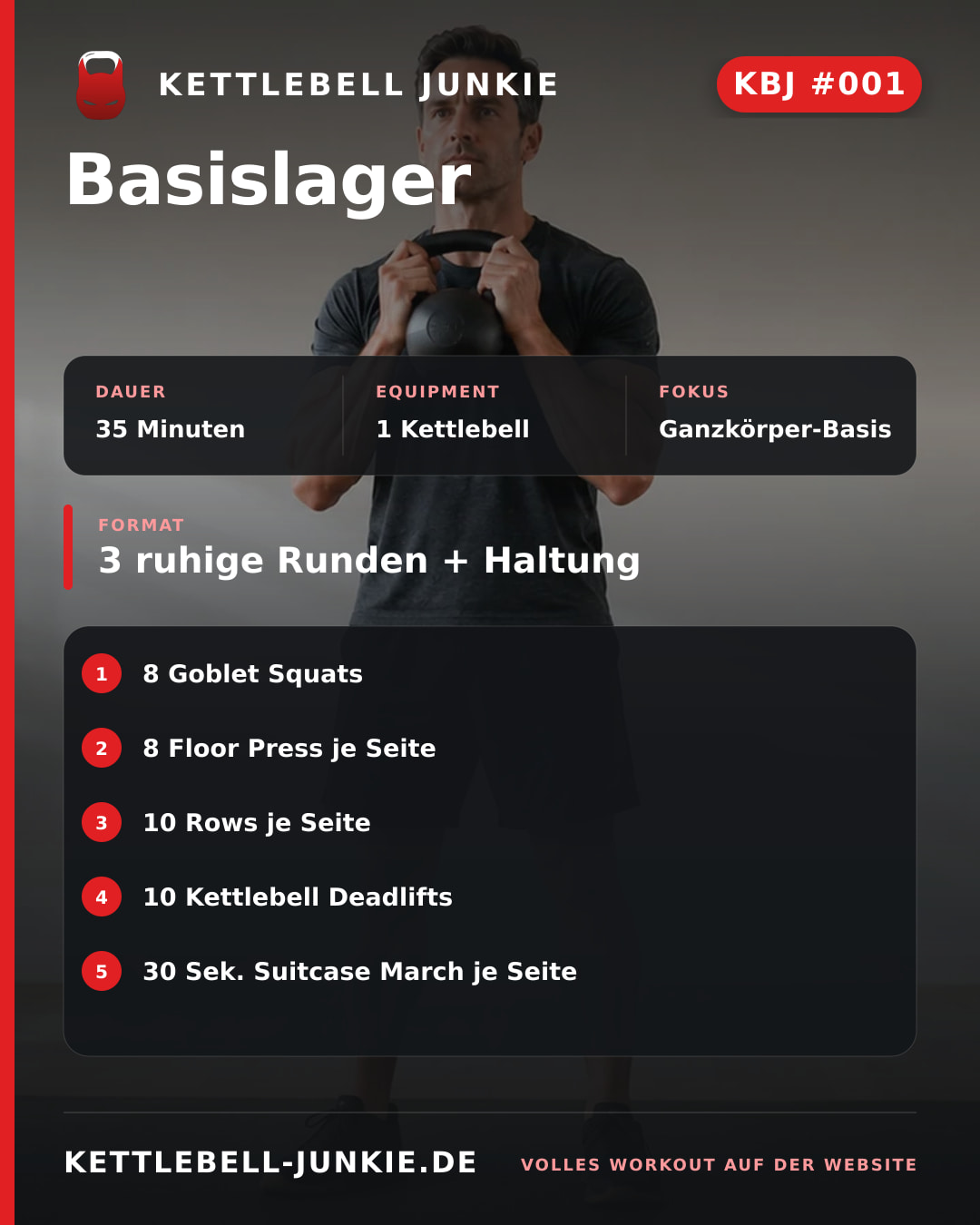 Instagram-Beitragskarte für KBJ Workout #001: Basislager